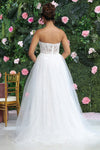 Load image into Gallery viewer, LA Merchandise LA8108B Sweetheart Ivory Corset Bodice Bridal Gown - - Dress LA Merchandise