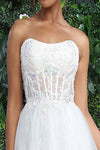 Load image into Gallery viewer, LA Merchandise LA8108B Sweetheart Ivory Corset Bodice Bridal Gown - - Dress LA Merchandise