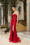Load image into Gallery viewer, Wholesale Long Formal Dress Sweetheart High Slit Prom Gown By LA8114