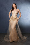 Load image into Gallery viewer, Wholesale Pageant Dress Sweetheart Overskirt Evening Gown By LA8116