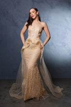 Load image into Gallery viewer, Wholesale Pageant Dress Sweetheart Overskirt Evening Gown By LA8116