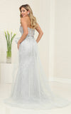 Load image into Gallery viewer, Wholesale Pageant Dress Sweetheart Overskirt Evening Gown By LA8116