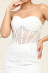Load image into Gallery viewer, LA Merchandise LA8118B Ivory Corset Mermaid Bridal Dress - - Dress LA Merchandise