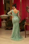 Load image into Gallery viewer, LA Merchandise LA8125 Sequin V-Neck Red Carpet Wholesale Long Gown - - Dress LA Merchandise