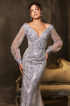 Load image into Gallery viewer, LA Merchandise LA8125 Sequin V-Neck Red Carpet Wholesale Long Gown - - Dress LA Merchandise