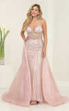 Load image into Gallery viewer, Wholesale Long Prom Dress Sweetheart Beaded Evening Gown By LA8126 - ROSEGOLD - Dress LA Merchandise
