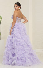 Load image into Gallery viewer, Wholesale Formal Dress Strapless A-Line High Slit Gala Gown By LA8129
