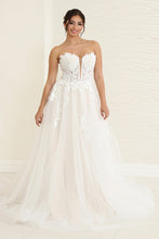 Load image into Gallery viewer, LA Merchandise LA8131 Ivory Nude Corset Lace Wholesale Wedding Gown