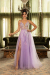 Load image into Gallery viewer, LA Merchandise LA8136 Wholesale A-Line Dress with Spaghetti Straps for Prom - Lilac - Dress LA Merchandise