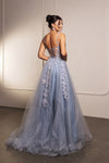 Load image into Gallery viewer, Wholesale Formal Dress Spaghetti Strap Glitter Formal Gown By LA8137