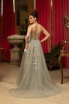 Load image into Gallery viewer, Wholesale Formal Dress Spaghetti Strap Glitter Formal Gown By LA8137