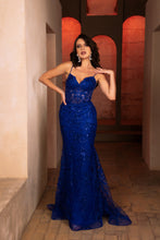 Load image into Gallery viewer, Wholesale Long Prom Dress Sweetheart Mermaid Sequin Gown By LA8138