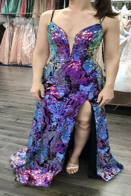 LA Merchandise LA8141  Stunning Sequin Detailed Wholesale Prom Dress