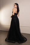 Load image into Gallery viewer, Wholesale Long Gala Dress V-Neck Sequin A-Line Formal Gown By LA8143