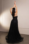 Load image into Gallery viewer, Wholesale Long Gala Dress V-Neck Sequin A-Line Formal Gown By LA8143