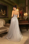 Load image into Gallery viewer, Wholesale Long Gala Dress V-Neck Sequin A-Line Formal Gown By LA8143