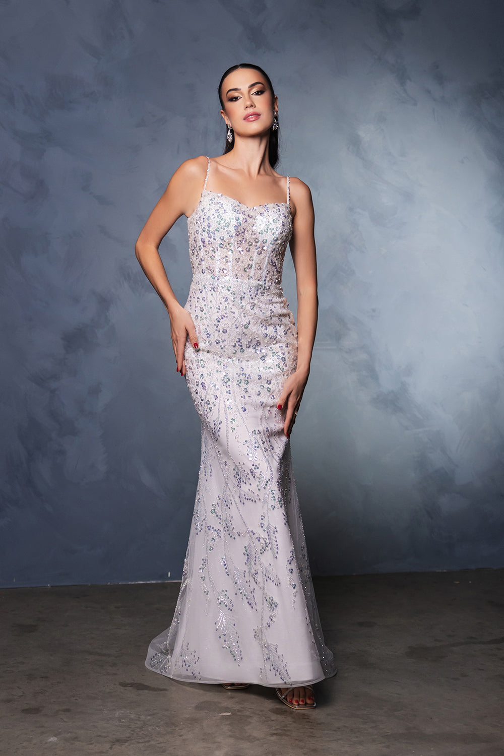 Wholesale Wedding Dress Sleeveless Beaded Bridal Gown By LA8146