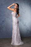 Load image into Gallery viewer, Wholesale Wedding Dress Sleeveless Beaded Bridal Gown By LA8146