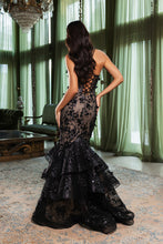 Load image into Gallery viewer, Wholesale Formal Dress Plunging V-Neck Beaded Prom Gown By LA8148