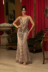 Load image into Gallery viewer, Wholesale Long Gala Dress Sleeveless Mesh Evening Gown By LA8149