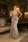Load image into Gallery viewer, Wholesale Long Gala Dress Sleeveless Mesh Evening Gown By LA8149