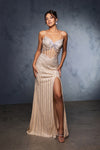 Load image into Gallery viewer, Wholesale Prom Dress V-Neck Sleeveless Sheath Evening Gown By LA8151