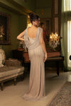 Load image into Gallery viewer, Wholesale Mother Of The Bride Dress V-Neck Sleeveless Gown By LA8154 - - Dress LA Merchandise