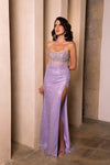 Load image into Gallery viewer, Wholesale Evening Dress Strapless Sequin Mesh Prom Gown By LA8155
