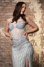Load image into Gallery viewer, Wholesale Prom Dress Sweetheart High Slit Sheath Gala Gown By LA8156