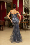 Load image into Gallery viewer, Wholesale Formal Dress Beaded Mermaid Gala Gown By LA8157