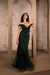 Load image into Gallery viewer, Wholesale Formal Dress Beaded Mermaid Gala Gown By LA8157