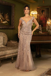 Load image into Gallery viewer, Wholesale Formal Dress Beaded Mermaid Gala Gown By LA8157