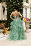 Load image into Gallery viewer, Wholesale Red Carpet Dress Sweetheart A-Line Sparkle Gown By LA8158