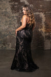 Load image into Gallery viewer, Wholesale Long Evening Dress Sleeveless Sequin Sheath Gown By LA8160 - - Dress LA Merchandise