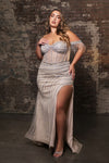 Load image into Gallery viewer, Wholesale Formal Dress Off The Shoulder Sheath Prom Gown By LA8162