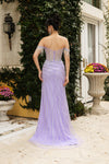 Load image into Gallery viewer, Wholesale Formal Dress Off The Shoulder Sheath Prom Gown By LA8162