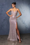 Load image into Gallery viewer, Wholesale Long Gala Dress Strapless Beaded Evening Gown By LA8163