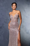 Load image into Gallery viewer, Wholesale Long Gala Dress Strapless Beaded Evening Gown By LA8163