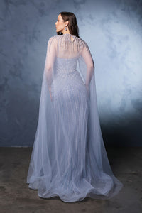 Wholesale Red Carpet Dress Sleeveless Mid Open Back Gown By LA8164