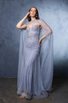 Load image into Gallery viewer, Wholesale Red Carpet Dress Sleeveless Mid Open Back Gown By LA8164