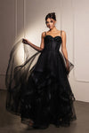 Load image into Gallery viewer, Wholesale Evening Dress Sweetheart Layered Skirt Prom Gown By LA8165