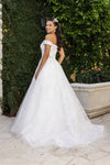 Load image into Gallery viewer, Wholesale Long Wedding Dress Off The Shoulder A-Line Gown By LA8166
