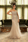 Load image into Gallery viewer, Wholesale Evening Dress Scoop Neck Mermaid Gala Gown By LA8167