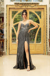 Load image into Gallery viewer, Wholesale Red Carpet Dress Sweetheart Beaded Sheath Gown By LA8169