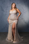 Load image into Gallery viewer, Wholesale Red Carpet Dress Sweetheart Beaded Sheath Gown By LA8169