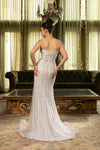 Load image into Gallery viewer, Wholesale Wedding Dress Sweetheart Beaded Sheath Gala Gown By LA8169