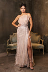 Load image into Gallery viewer, Wholesale Long Evening Dress Strapless High Slit Prom Gown By LA8172