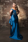 Load image into Gallery viewer, Wholesale Prom Dress Sleeveless Ruched Long Evening Gown By LA8173