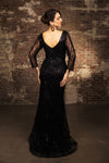 Load image into Gallery viewer, Wholesale Mother Of The Bride Dress 3/4 Sleeves Mesh Gown By LA8174 - - Dress LA Merchandise