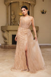 Load image into Gallery viewer, Wholesale Evening Dress Sleeveless Sheath Sequin Prom Gown By LA8176